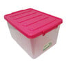 Lava Storage Box Transparent Colour Lid 43Litre 768