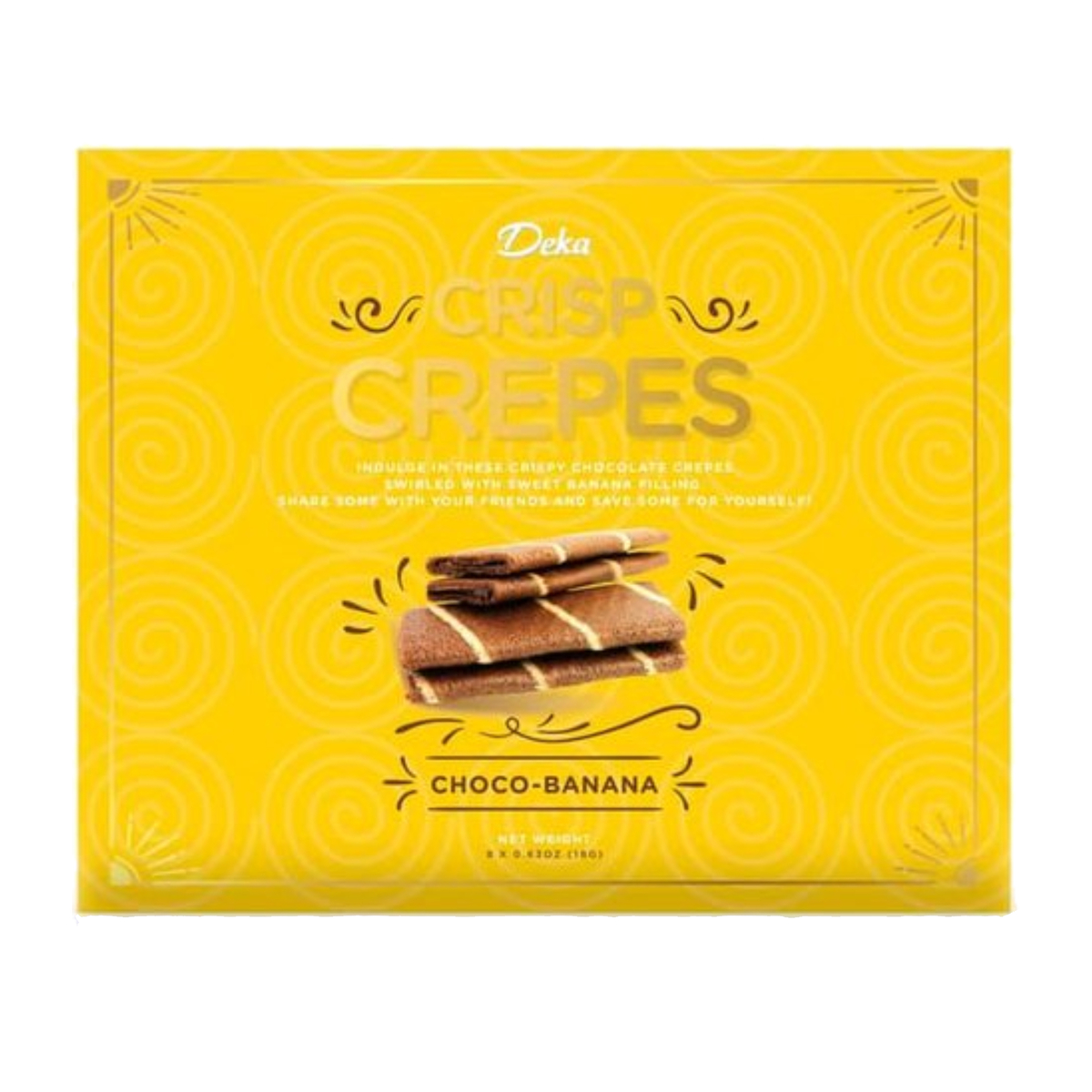 Deka Crisp Crepes Cho Banana 18g