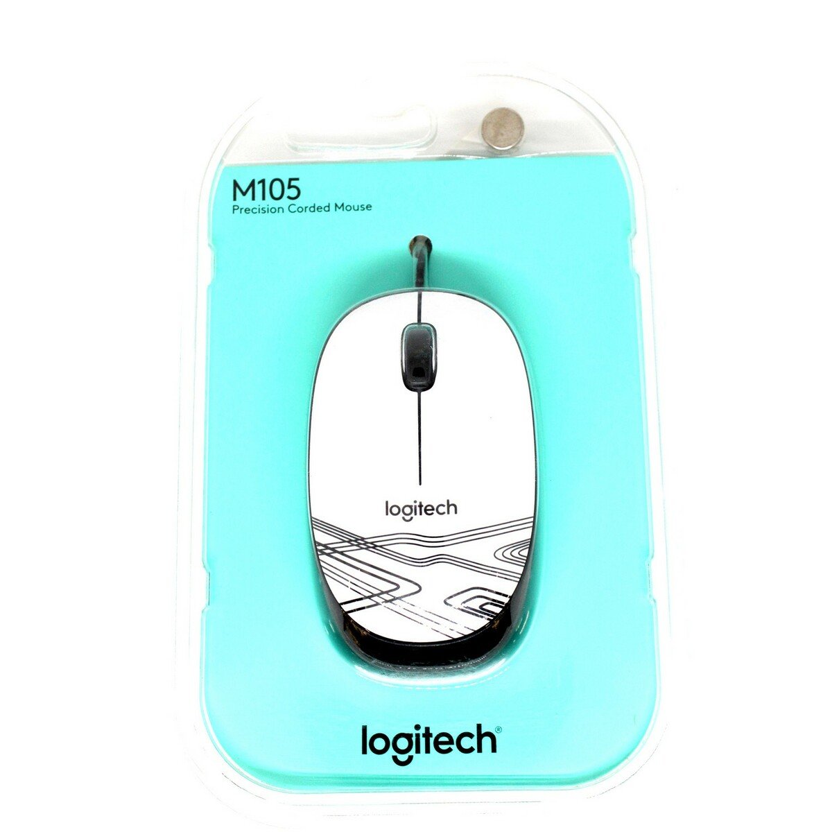 Logitech Mouse M105 White