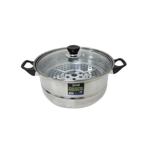 Estimo Stainless Steel Multi Purpose Pot With Steamer 24 AS3324