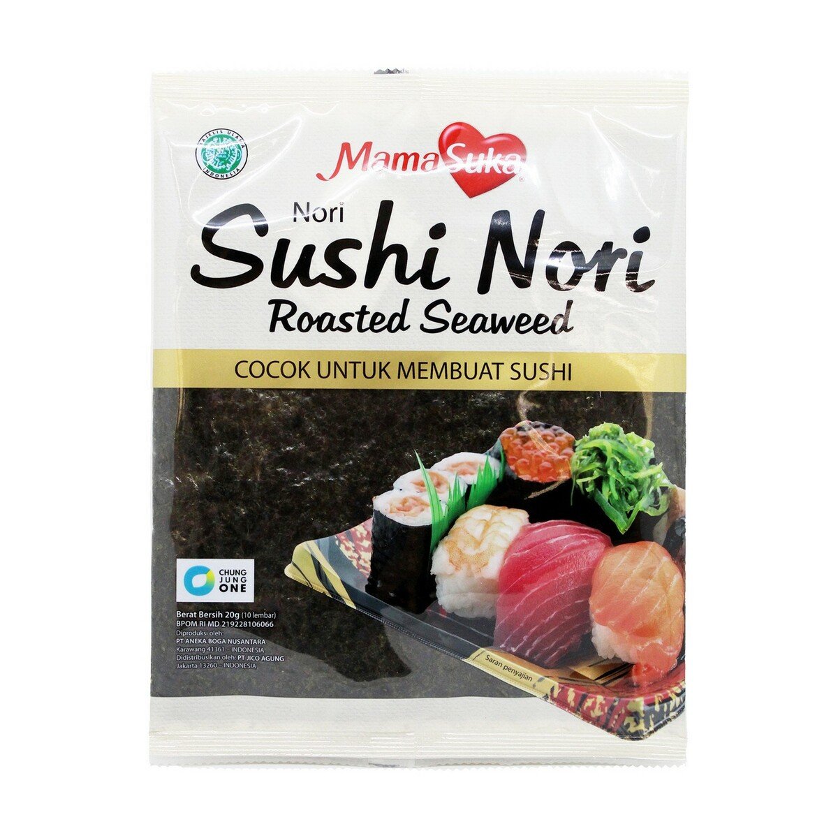 Mamasuka Sushi Nori Rumput Laut Panggang 20g