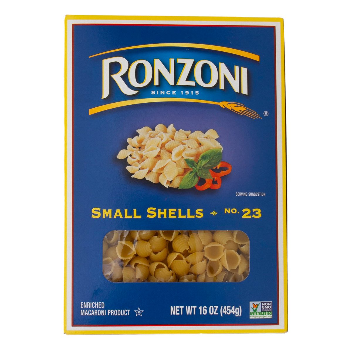 Ronzoni Small Shells Pasta 454 g