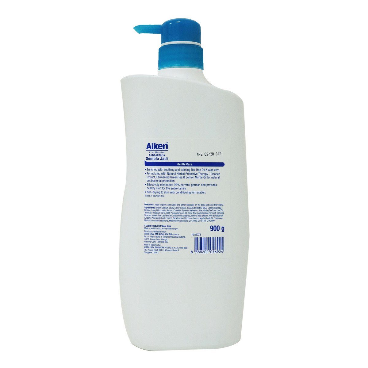 Aiken Antibacterial Shower Cream Protect & Care 900g