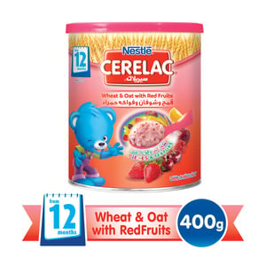 Nestle Cerelac Infant Cereal Wheat And Oat With Red Fruits 400 g