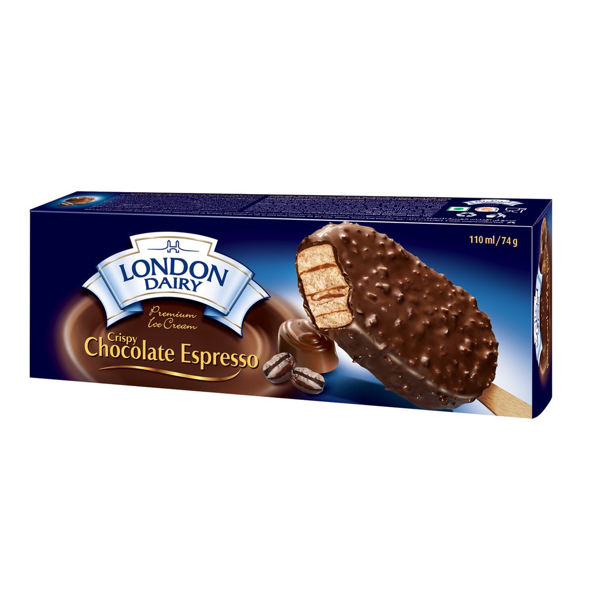 London Dairy Ice Cream Crispy Chocolate Espresso 110 ml