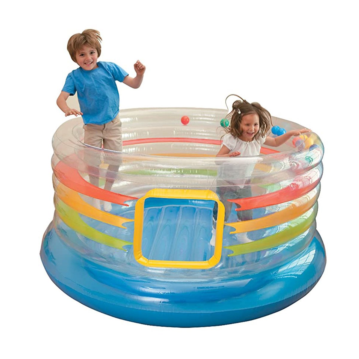 Intex Jump-O-Lene Transparent Ring Inflatable Bouncer 325X325 48264