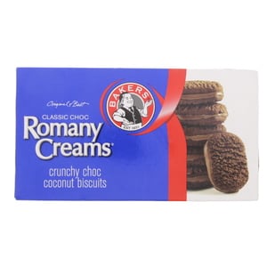 Bakers Romany Creams Crunchy Choc Coconut Biscuits 200 g