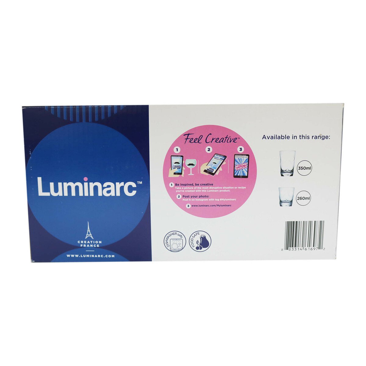 Luminarc Louvre OF 350ml N1807 6pcs