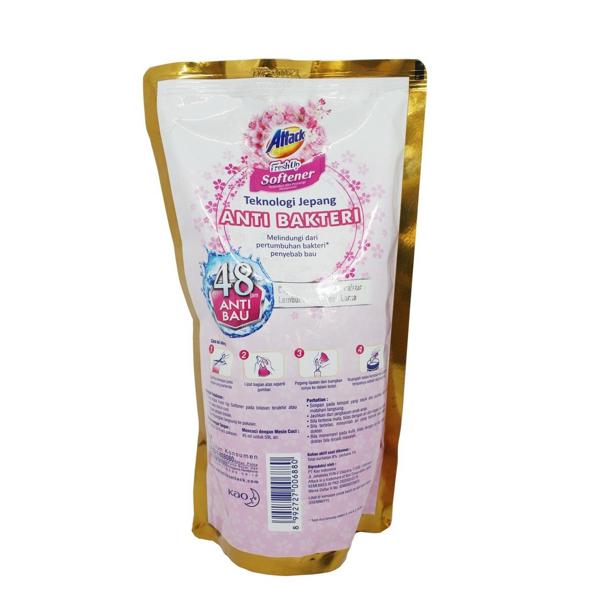 Attack Fresh Up Softener Sakura Blossom Pouch 680ml