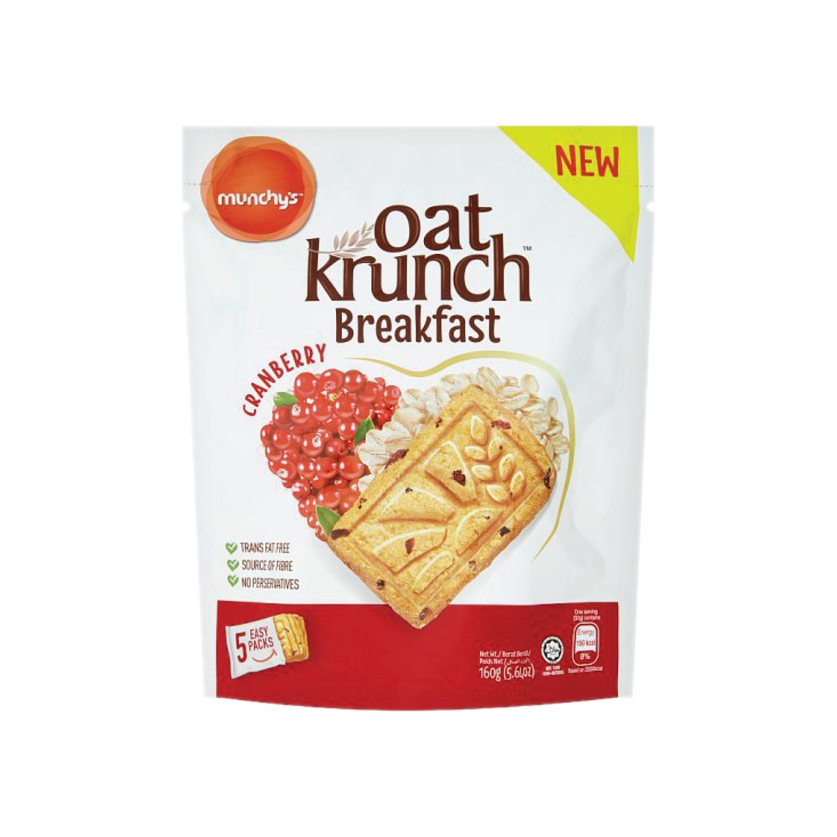 Munchys Oat Krunch Breakfast Cranberry 160g Online at Best Price ...
