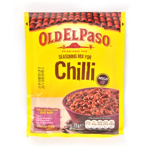 Old El Paso Seasoning Mix For Chilli Mild 39 g