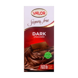 Valor Sugar Free Dark Chocolate 100g