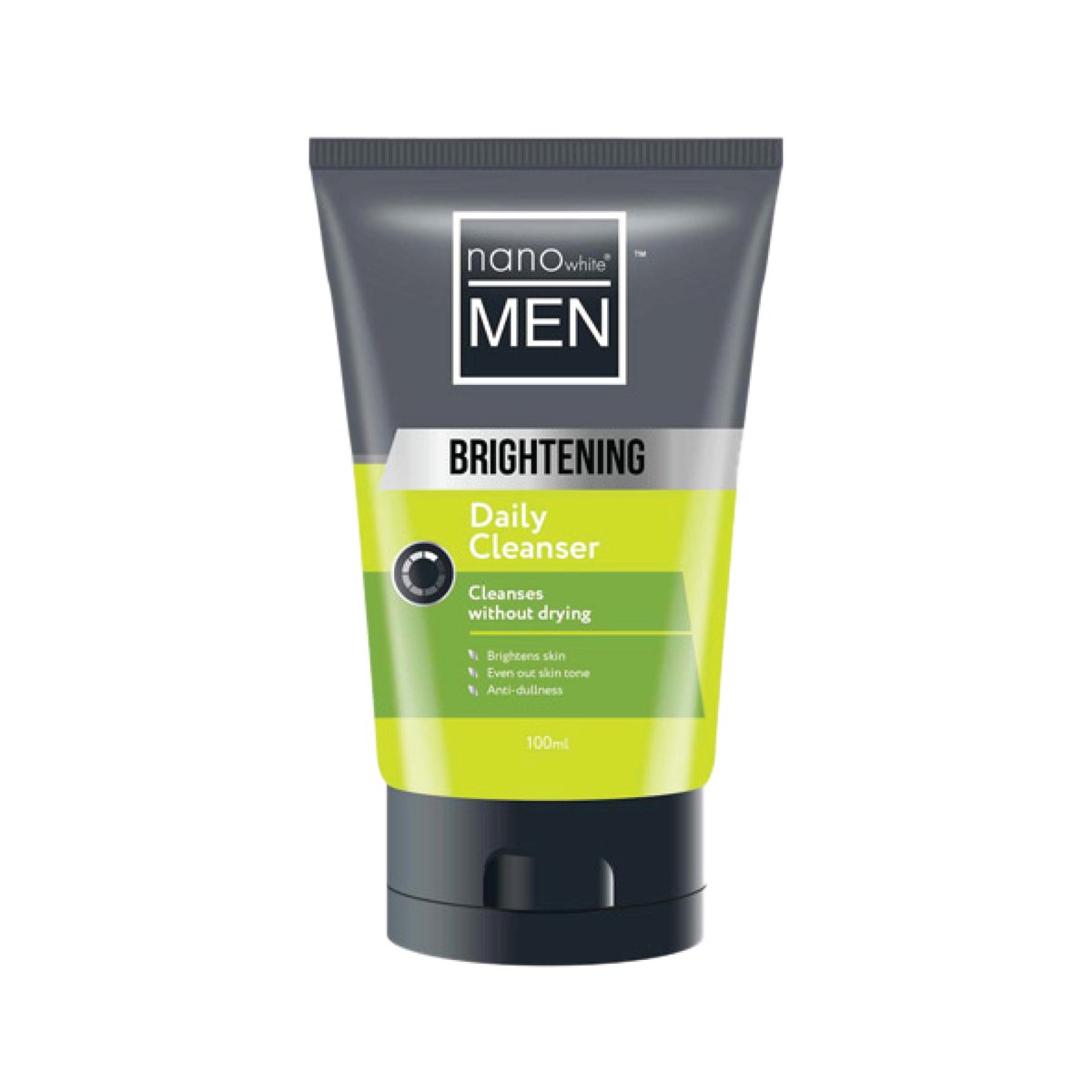 Nano White Facial Scrub Men Daily Bright 100ml