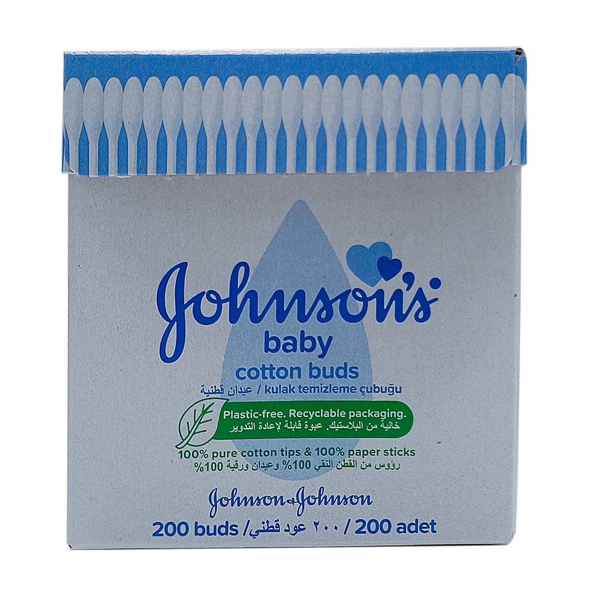 Johnsons Baby Cotton Buds 200 pcs + 100 pcs