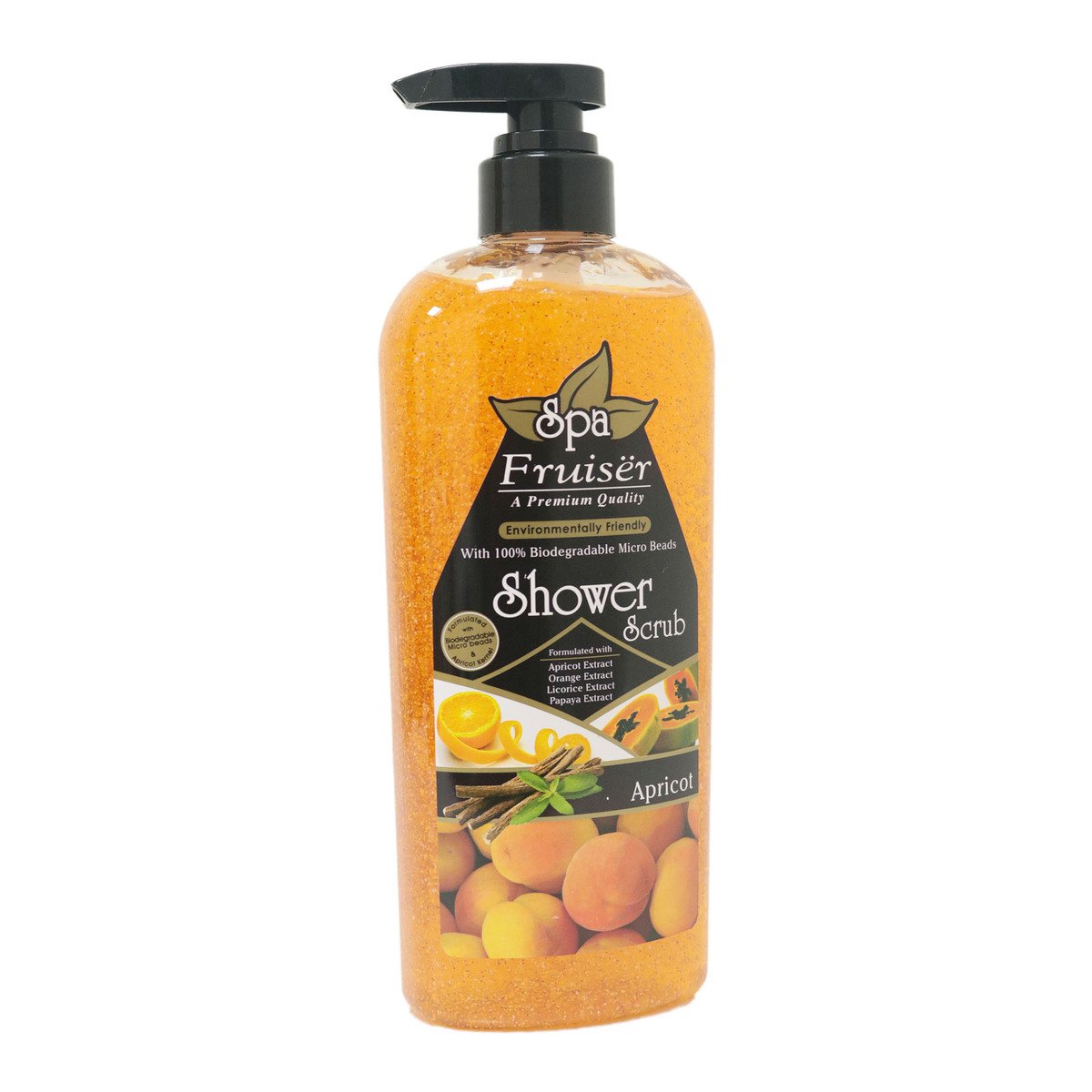 Fruiser Spa Shower Scrub Apricot 730ml