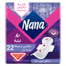 Nana Goodnight Maxi Thick Extra Long Sanitary Pads with Wings For Super Heavy Flow 22 pcs