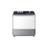 Haier Semi Automatic Twin Tub Washing Machine, 10.5 kg, White, HWM105-M186