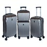 Excalibur 4Wheel Hard Trolley 4pcs Set (20”+24”+28”) + Beauty Case Assorted