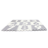 Sunta Puzzle Mat, Pack of 9, White/Grey, 1001/9B3(AB)WH/GY