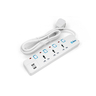 Ikon 3 Way Power Extension Socket with 2 USB, 3 Mtr, IK-2023U