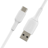 Belkin Boost Charge USB-C to USB-A Cable, White, 1 m, CAB001BT