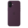 Apple iPhone 16 Plus Silicone Case with MagSafe, Plum, MYYD3ZM/A