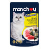 Monchou Catfood Tuna With Mackerel In Jelly For 1 Year Over 80 g