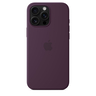 Apple iPhone 16 Pro Max Silicone Case with MagSafe, Plum, MYYW3ZM/A