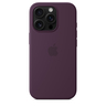 Apple iPhone 16 Pro Silicone Case with MagSafe, Plum, MYYM3ZM/A