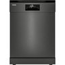 Toshiba Dishwasher, 8 Programs, 15 Place Setting, Black Stainless Steel, DW-15F3ME(BS)