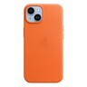 iPhone 14 Leather Case with MagSafe, Orange, MPP83ZE