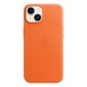 iPhone 14 Leather Case with MagSafe, Orange, MPP83ZE