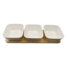 Home Ceramic Tray, 4 inch, 3 pcs, SAN-36