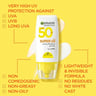 Garnier Skin Active Invisible Serum Sunscreen Vitamin C SPF50+ 30 ml