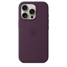 Apple iPhone 16 Pro Silicone Case with MagSafe, Plum, MYYM3ZM/A