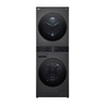 LG 24'' Wash Tower, 12/10 kg, Black Steel, W4W8BVKKZHM