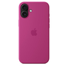 Apple iPhone 16 Plus Silicone Case with MagSafe, Fuchsia, MYYE3ZM/A