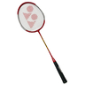 Yonex Badminton Racket Strung with Cover, Gr-020, Red