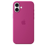 Apple iPhone 16 Plus Silicone Case with MagSafe, Fuchsia, MYYE3ZM/A