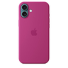 Apple iPhone 16 Plus Silicone Case with MagSafe, Fuchsia, MYYE3ZM/A