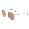 Lacoste Unisex Sunglass L251S710 Oval Semimatte Gold