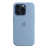 Apple iPhone 15 Pro Silicone Case with MagSafe, Winter Blue, MT1L3ZM/A