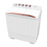 Candy Twin Tub Semi Automatic Top Load Washing Machine 14/8KG,AC Motor,Plastic Cabinet,EN-AR Panel,White/Grey Colour,CTT148W-19