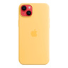 iPhone 14 Plus Silicone Case with MagSafe, Sunglow, MPTD3ZE