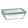 Anchor Hocking Rectangle Glass Container with TrueLock Locking Lid, 887 ml, 13967