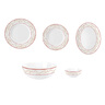 Cello Ariana Dinner Set, 33 pcs, Red Allure