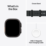 PRE-ORDER Apple Watch Ultra 2 GPS + Cellular, 49 mm Black Titanium Case with Black Ocean Band