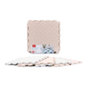 Sunta Puzzle Mat, 8 pcs, Beige/White, 1010G/8--BGE/WHT