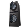 LG 27" Wash Tower, 19/16 kg, 1100 RPM, Black Steel, W1S1CVK2EHM