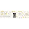 Casio Mini Keyboard with 44 keys, 100 Tones, 50 Rhythms, White, SA-80H2